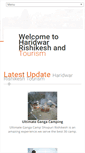 Mobile Screenshot of haridwarrishikeshtourism.com